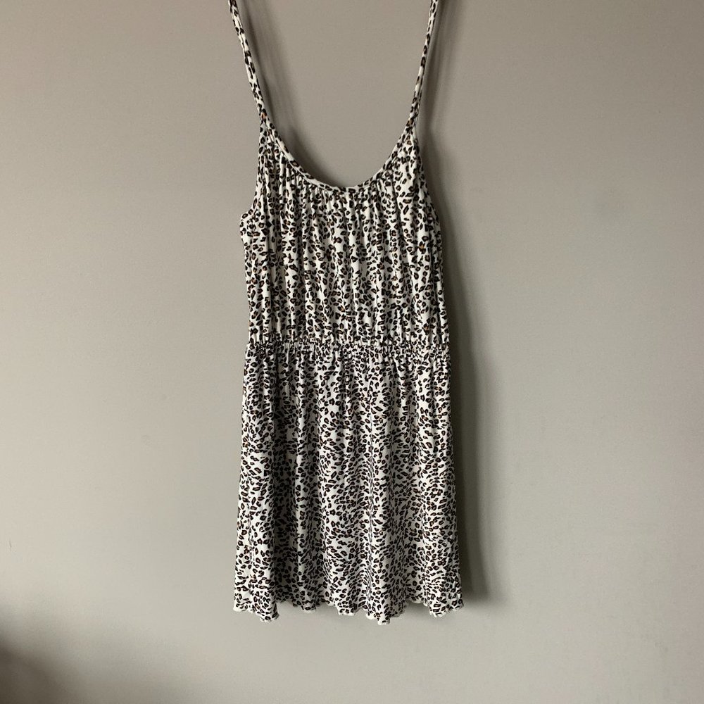 Urban Outfitters Dress (skinny straps) - Leopard Print